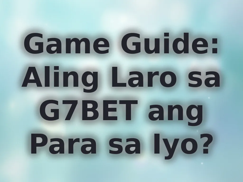 Gabay sa pagpili ng laro
